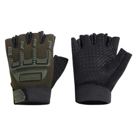 YJZQ Men Women Sports Half Finger Gloves Mittens Breathable & Non-slip Cycling Gloves Shockproof Fingerless Gloves for for Riding Motorcycle Bike Camping Hiking Climbing Fitness UV protection Gloves