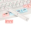 PBT Keyboard Keycaps 130 Keys Dye Sublimation Ergonomic Rich Colors