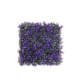 COARBOR 6 Packs 20"x20" Artificial Lavender Panels Hedge Backdrop Fence Wall Privacy Fence Screen Decorative Fence Perfect for Balcony Patio Side Yard Porch