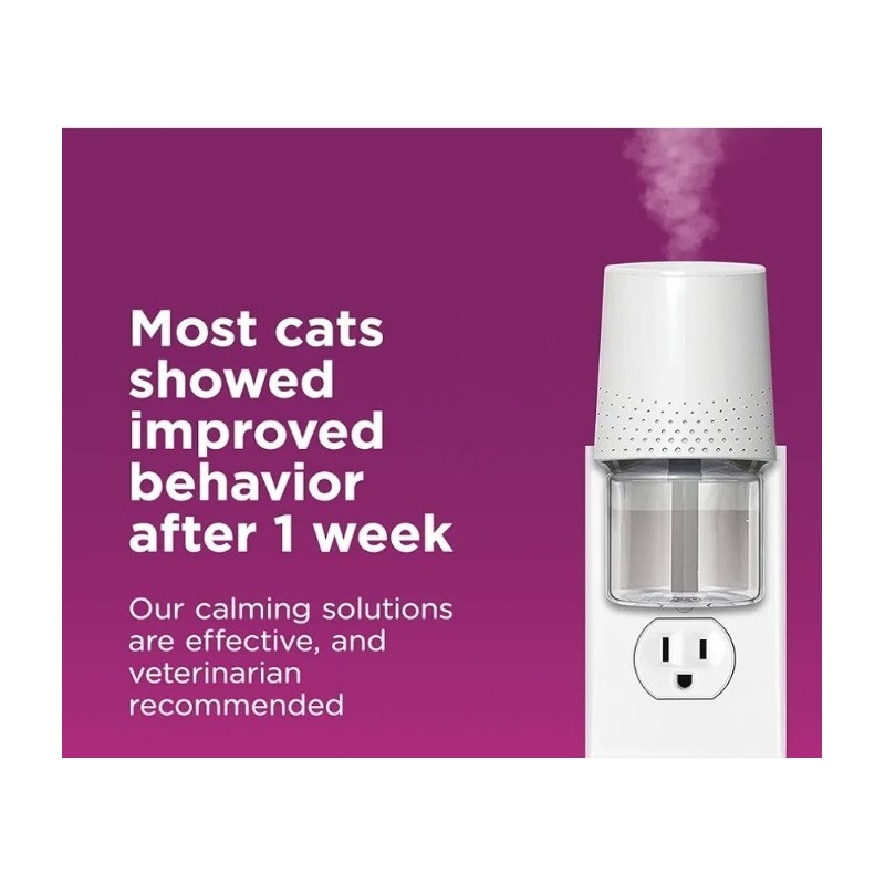 Comfort Zone Cat Calming Kit 1 Diffuser 2 Refills NEW