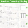 Beeveer 8 Pcs 4 Inch Hat Hooks for Wall Cowboy