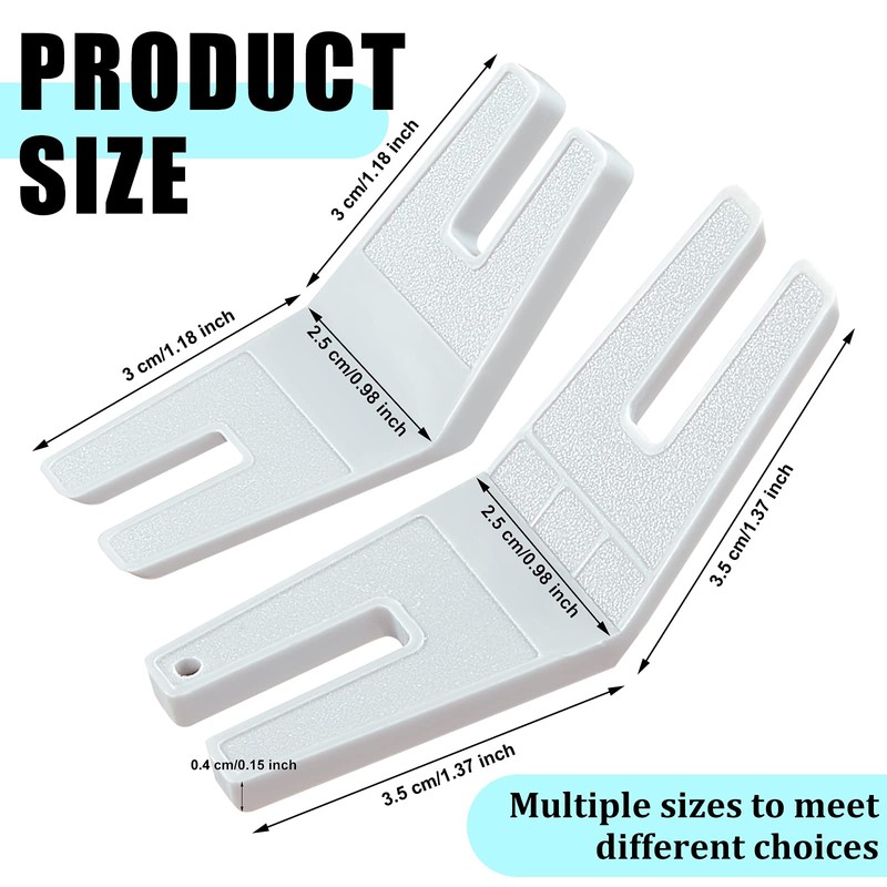 Hotop 2 Pieces Bulky Seam Aid Sewing Machine Presser Foot