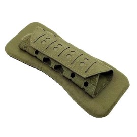 Comfortable Shoulder Support Mesh Shoulder Pad Breathable Cushion Non-Slip Outdoor Long Working (Olive Drab)