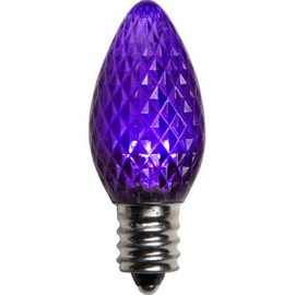 Vickerman C9 Purple Transparent LED Bulb 25