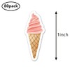 Ice Cream Stickers 1in for Scrapbooking, Arts, Craft, Kids DIY,