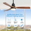 USA in Stock 52 Inch Ceiling Fan with Lights and