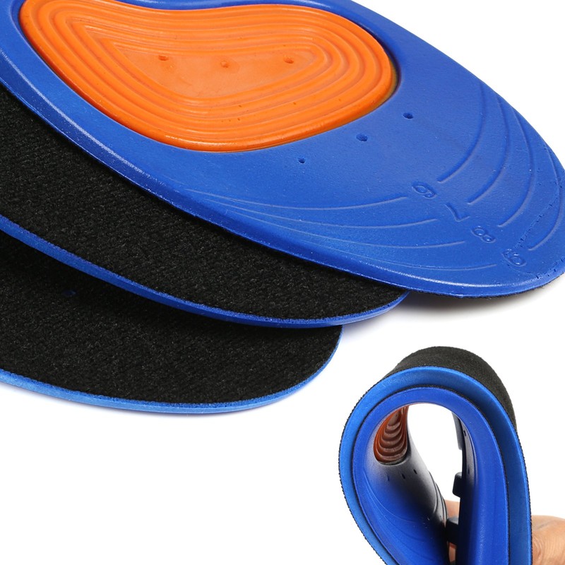 LIHAO Unisex Insoles Gel Insoles Arch Support with Cuttable Sizing