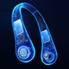 Portable Neck Fan Leafless Hands Free Quiet Lightweight USB Charging