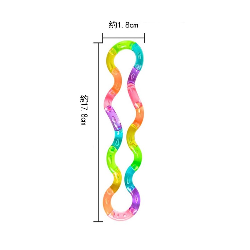 Kunenelope Multi-Shape Kunenex Toy Transparent Color Assemble Disassemble Finger Stress