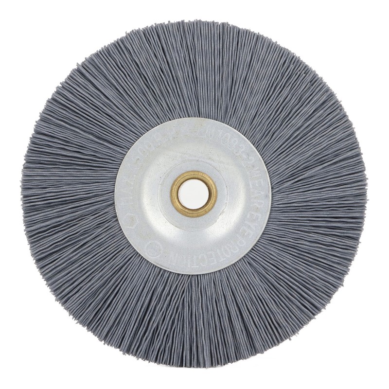 Key Machine Deburring Brush 120mm OD 10mm ID 15mm Thick