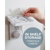 Sanus Made for Google Small Device Outlet Shelf in White
