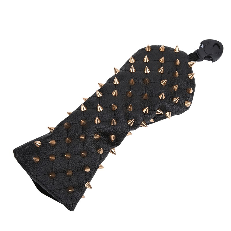 Rivet Wooden Club Protection Headcover Unique PU Waterproof Golf Putter