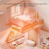 Desktop Multifunctional Space Heater 800W Electric Heaters 2 Gear Adjustable