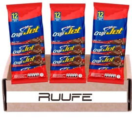 Chocolate Bar with Crunchy Rise (Pck of 3) a colombian candy chocolate bar Chocolatina Cruji Jet Pequeña Comida colombiana Dulce Colombiano
