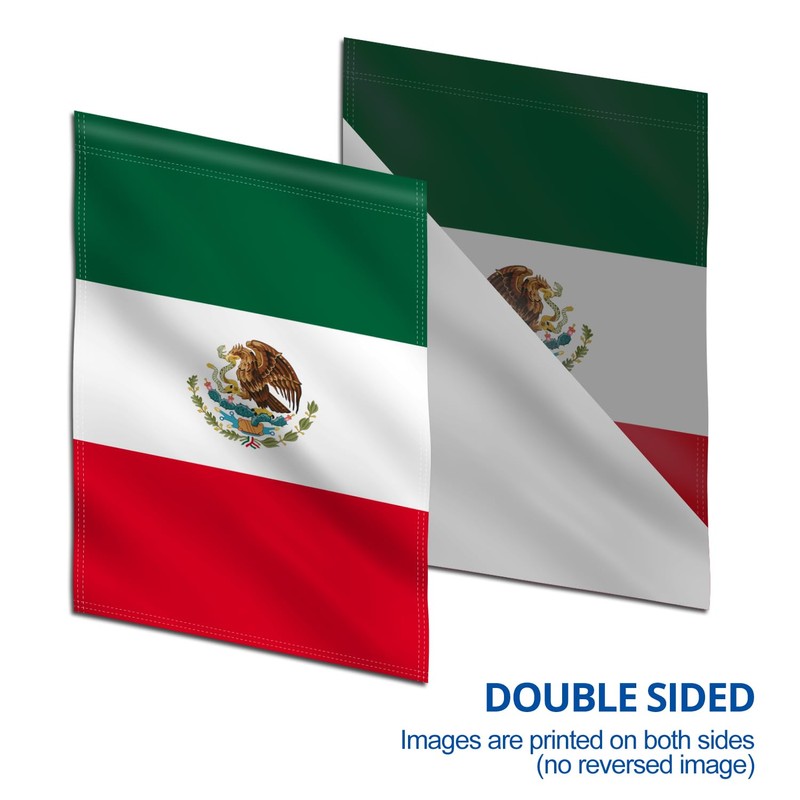 Anley Double Sided Premium Garden Flag, Mexico MX Decorative Garden