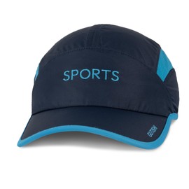 GUTISHI Unisex Quick Dry Running Hat Adjustable Baseball Hat Blue Spotr Golf Cap UPF 50+ Sun Hats for Women Men