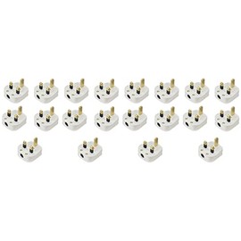 Box of 20 x 13A Plug Tops to BS1363 / Kite Marked