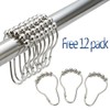 Stretchable Corner Shower Curtain Rod - Drill Free Install 304