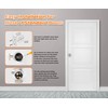 Keypad Door Knob, Digital Door Lock with Anti-Slip Handle, 3s