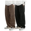 SOLY HUX Men's 2 Piece Corduroy Pants Drawstring Elastic Waist