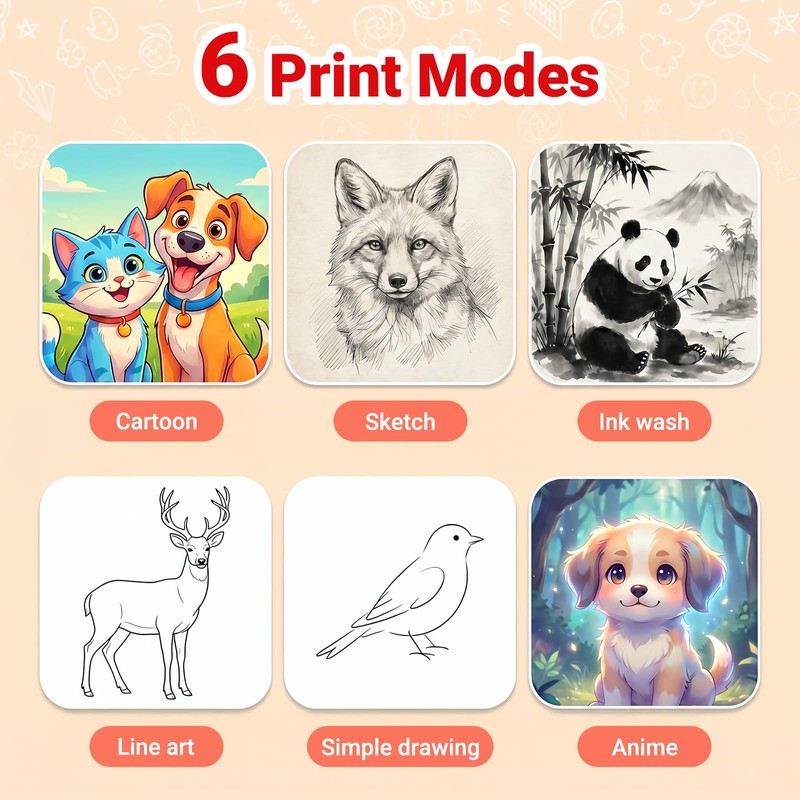 FamilyKit AI Voice Sticker Printer - Smart Thermal Sticker Maker