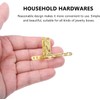 10Pcs Box Hinge,Case Furniture 90 Degree Folding Support Hinges for