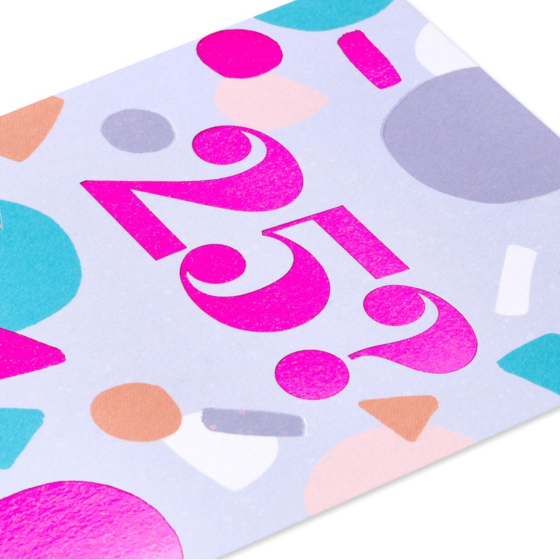 American Greetings 25th Birthday Card (Quarter Century)