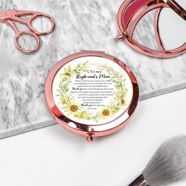 Gifts for Boyfriends Mom, to My Boyfriend’s Mom Compact Makeup Mirror, Gifts Mother's Day for Boyfriends Mom, Boyfriend’s Mom Gifts for Her Birthday Christmas
