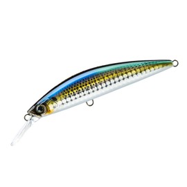 DUEL F1190-HKS-Dotted Gizzard Shad HARDCORE Lure, Heavy Sinking Minnow (S), 4.3 inches (110 mm), Weight: 1.3 oz (37 g), Sea Bass, Blueback
