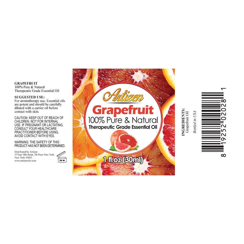 Artizen 30ml Oils - Grapefruit Essential Oil - 1 Fluid