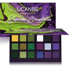 UCANBE Paleta de Sombras de Ojos Mate Profesional 18 Colores, Alta Pigmentación con Acabados Shimmer y Glitter, Difuminable, Larga Duración y