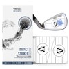 152 x Golf Impact Stickers – Weatherproof Impact Tape for