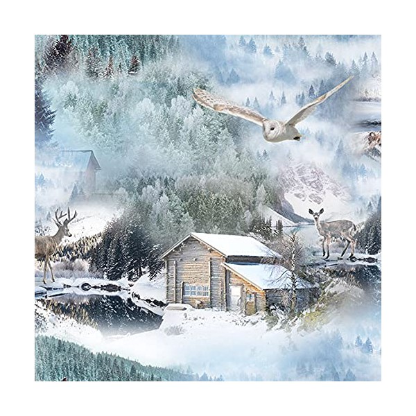 20 Napkins Animals Around Winter H?tte | Forest | Winter