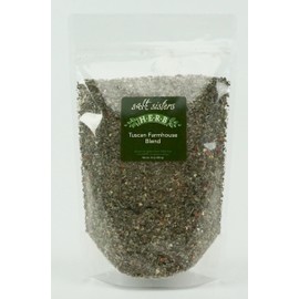 s.a.l.t. sisters Tuscan Farmhouse Italian Herb Blend - Dried Herb & Salt Seasoning for True Taste of Italy - Versatile Enhances Flavor of Tomatoes, Chicken, Pork, Beef, Fish, Popcorn, Pizza - Resealable Pouch - 16 oz / 1 lb
