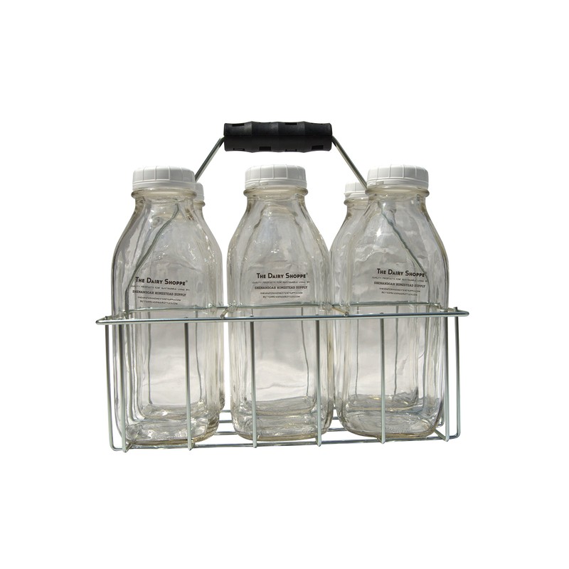 The Dairy Shoppe Wire Bottle Carrier for Libbey, StanPac, 32
