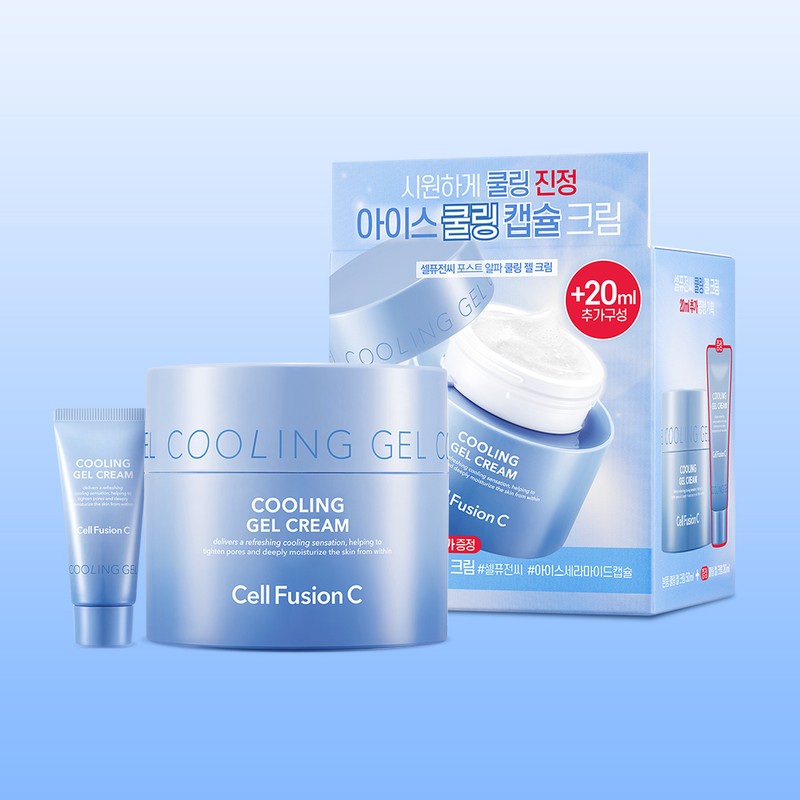 Cell Fusion Post &alpha; Cooling Gel Cream 50ml Set (+20ml)