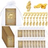 Yinkin 50 Sets Music Lapel Pins 3 Styles Gold Musical