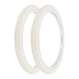 PRO+ TIRES 24 x 2.125 CREAM P-123A PAIR (2 PCS)