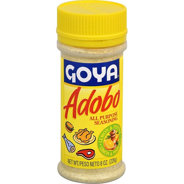 Goya 3816 Adobo con limón y pimienta, Lemon & Pepper, 8 oz (226 g)