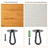 sourcing map Ceiling Hooks Snap Hook Wall Mounted 40x52mm Iron