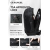 Cusangel vacuum backpack travel with pump compression,18in vac travel 45L