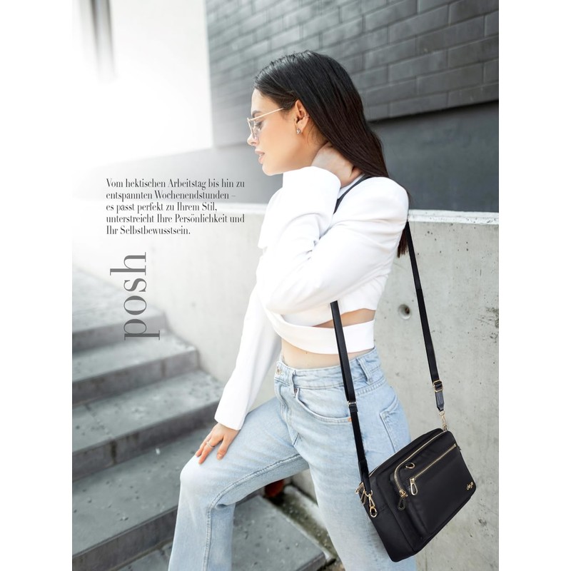 deya Posh Lightweight Stylish Shoulder Bag Adjustable Shoulder Strap Strong