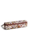 Vera Bradley Women's Cotton Travel Pill Case, Marrakesh Vines Cream,