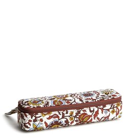 Vera Bradley Women's Cotton Travel Pill Case, Marrakesh Vines Cream, One Size