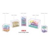 Osco Clear Acrylic Container with 3 Drawers, clear m