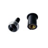 MotorToGo 1 x Black Motorcycle Windscreen WindShield Well Nut Compatible