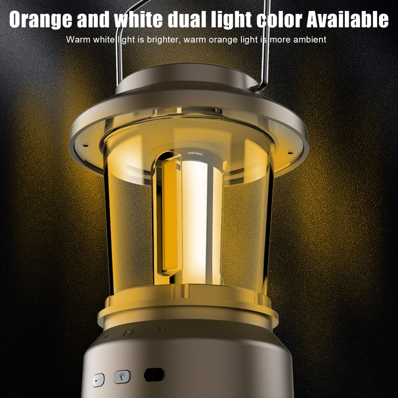 Outdoor Bluetooth Speaker Light Retro Style 2 Modes USB Power