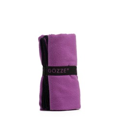 Gözze - Absorbent Sports and Gym Towel, Super Soft, Synthetic Fibre, 50 x 100 cm - Purple