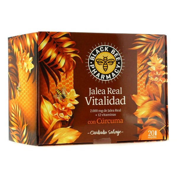Black Bee Royal Jelly Vitality With Curcuma 20 Ampoules