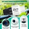 Drip Irrigation Pressure Regulator Kit,25 PSI Pressure Reducer,Inline Drip Irrigation